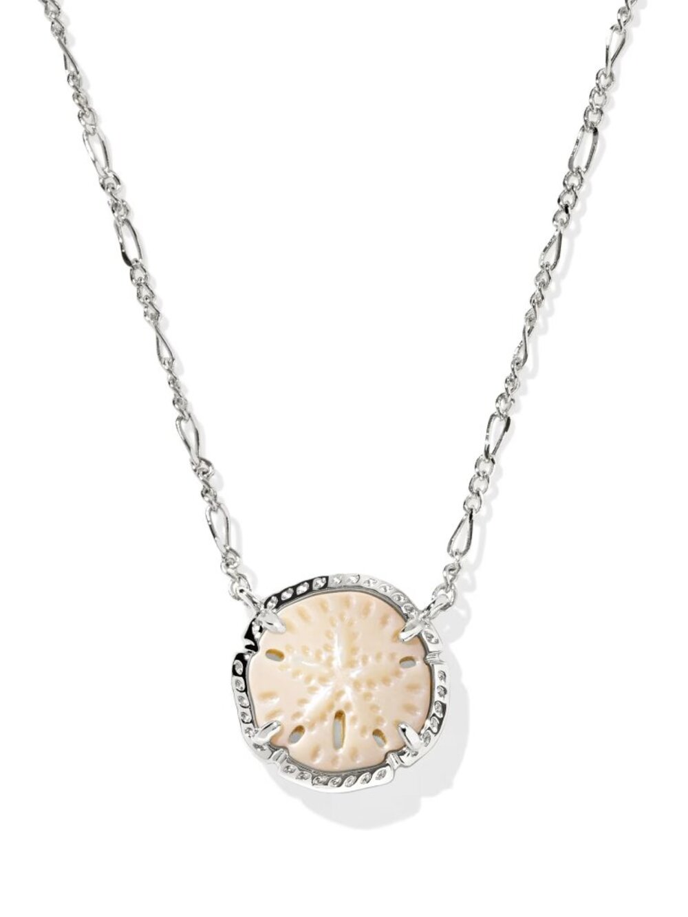 NWT Sand Dollar Silver Short Pendant Necklace